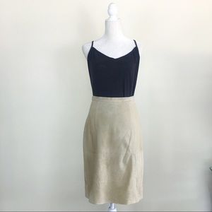 Rare Tommy Bahama Vintage Suede Leather Skirt
